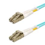 Picture of 1.5m LC to LC Aqua OM4 Duplex OFNR (Riser-Rated) Fiber Patch Cable