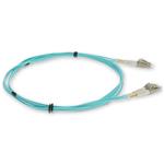 Picture of 1.5m LC to LC Aqua OM4 Duplex OFNR (Riser-Rated) Fiber Patch Cable