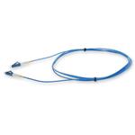 Picture of 20ft LC to LC Blue OS2 Simplex OFNR (Riser-Rated) SMF Fiber Patch Cable