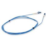 Picture of 20ft LC to LC Blue OS2 Simplex OFNR (Riser-Rated) SMF Fiber Patch Cable