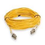 Picture of 20m LC to LC Yellow OM3 Duplex OFNR (Riser-Rated) Fiber Patch Cable
