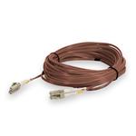 Picture of 20m LC to LC Brown OM4 Duplex OFNR (Riser-Rated) TAA Fiber Patch Cable