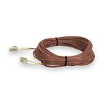 Picture of 20m LC to LC Brown OM4 Duplex OFNR (Riser-Rated) TAA Fiber Patch Cable