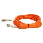 Picture of 20m LC to LC Orange OM4 Duplex OFNR (Riser-Rated) TAA Fiber Patch Cable