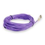 Picture of 20m LC to LC Purple OM4 Duplex OFNR (Riser-Rated) Fiber Patch Cable