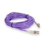 Picture of 20m LC to LC Purple OM4 Duplex OFNR (Riser-Rated) Fiber Patch Cable