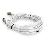Picture of 20m LC to LC White OM4 Duplex OFNR (Riser-Rated) TAA Fiber Patch Cable