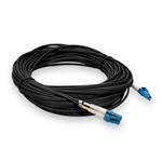 Picture of 20m LC to LC Black OS2 Duplex OFNR (Riser-Rated) TAA SMF Fiber Patch Cable
