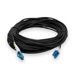 Picture of 20m LC to LC Black OS2 Duplex OFNR (Riser-Rated) TAA SMF Fiber Patch Cable