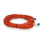 Picture of 22m LC to LC Orange OS2 Duplex OFNR (Riser-Rated) SMF Fiber Patch Cable