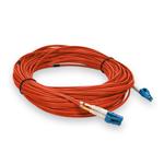Picture of 22m LC to LC Orange OS2 Duplex OFNR (Riser-Rated) SMF Fiber Patch Cable
