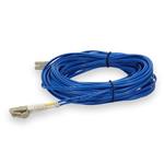 Picture of 25m LC to LC Blue OM4 Duplex OFNR (Riser-Rated) TAA Fiber Patch Cable