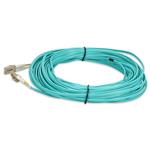 Picture of 25m LC to LC Aqua OM4 Duplex OFNP (Plenum-Rated) Fiber Patch Cable