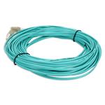 Picture of 25m LC to LC Aqua OM4 Duplex OFNP (Plenum-Rated) Fiber Patch Cable