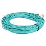 Picture of 25m LC to LC Aqua OM4 Duplex OFNP (Plenum-Rated) Fiber Patch Cable
