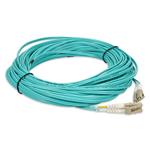 Picture of 25m LC to LC Aqua OM4 Duplex OFNP (Plenum-Rated) Fiber Patch Cable