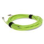 Picture of 25m LC to LC Lime Green OM5 Duplex OFNR (Riser-Rated) Fiber Patch Cable