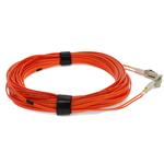 Picture of 25m LC to LC Orange OM1 Duplex OFNR (Riser-Rated) MMF Fiber Patch Cable