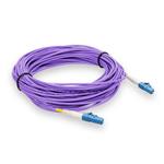 Picture of 25m LC to LC Purple OS2 Simplex OFNR (Riser-Rated) SMF Fiber Patch Cable