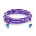 Picture of 25m LC to LC Purple OS2 Simplex OFNR (Riser-Rated) SMF Fiber Patch Cable