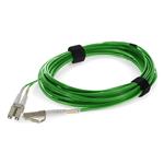 Picture of 2m LC to LC Green OM3 Duplex OFNR (Riser-Rated) TAA Fiber Patch Cable