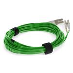 Picture of 2m LC to LC Green OM3 Duplex OFNR (Riser-Rated) TAA Fiber Patch Cable