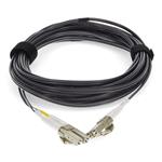 Picture of 2m LC to LC Gray OM3 Duplex OFNR (Riser-Rated) TAA Fiber Patch Cable