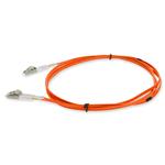 Picture of 2m LC to LC Orange OM3 Duplex OFNR (Riser-Rated) TAA Fiber Patch Cable
