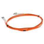 Picture of 2m LC to LC Orange OM3 Duplex OFNR (Riser-Rated) TAA Fiber Patch Cable