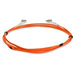 Picture of 2m LC to LC Orange OM3 Duplex OFNR (Riser-Rated) TAA Fiber Patch Cable