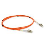 Picture of 2m LC to LC Orange OM3 Duplex OFNR (Riser-Rated) TAA Fiber Patch Cable