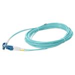 Picture of 2m LC to LC Aqua OS2 Duplex OFNR (Riser-Rated) SMF Fiber Patch Cable