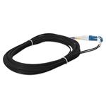 Picture of 2m LC to LC Black OS2 Duplex OFNR (Riser-Rated) SMF Fiber Patch Cable