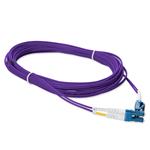 Picture of 2m LC to LC Purple OS2 Duplex OFNR (Riser-Rated) SMF Fiber Patch Cable