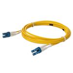 Picture of 2m LC to LC Yellow OS2 Duplex OFNP (Plenum-Rated) SMF Fiber Patch Cable