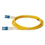 Picture of 2m LC to LC Yellow OS2 Duplex OFNP (Plenum-Rated) SMF Fiber Patch Cable