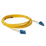Picture of 2m LC to LC Yellow OS2 Duplex OFNP (Plenum-Rated) SMF Fiber Patch Cable