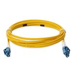 Picture of 2m LC to LC Yellow OS2 Duplex OFNP (Plenum-Rated) SMF Fiber Patch Cable