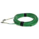 Picture of 30m LC to LC Green OM4 Duplex OFNP (Plenum-Rated) Fiber Patch Cable