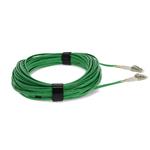 Picture of 30m LC to LC Green OM4 Duplex OFNP (Plenum-Rated) Fiber Patch Cable
