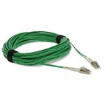 Picture of 30m LC to LC Green OM4 Duplex OFNP (Plenum-Rated) Fiber Patch Cable