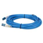 Picture of 30m LC to LC Blue OS2 Duplex OFNR (Riser-Rated) SMF Fiber Patch Cable