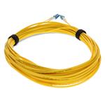 Picture of 30m LC to LC Yellow OS2 Duplex OFNR (Riser-Rated) TAA SMF Fiber Patch Cable