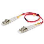 Picture of 3m LC to LC Red OM3 Duplex OFNP (Plenum-Rated) Fiber Patch Cable