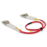 Picture of 3m LC to LC Red OM3 Duplex OFNP (Plenum-Rated) Fiber Patch Cable