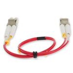 Picture of 3m LC to LC Red OM3 Duplex OFNP (Plenum-Rated) Fiber Patch Cable