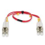 Picture of 3m LC to LC Red OM3 Duplex OFNP (Plenum-Rated) Fiber Patch Cable