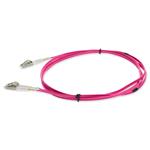 Picture of 3m LC to LC Magenta OM4 Duplex OFNR (Riser-Rated) Fiber Patch Cable