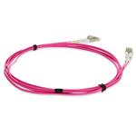 Picture of 3m LC to LC Magenta OM4 Duplex OFNR (Riser-Rated) Fiber Patch Cable