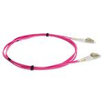 Picture of 3m LC to LC Magenta OM4 Duplex OFNR (Riser-Rated) Fiber Patch Cable